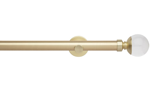 Clear Ball Eyelet, Cylinder Bracket::Gold