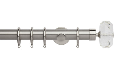 Faceted Ellipse, Cylinder Bracket::Stainless Steel