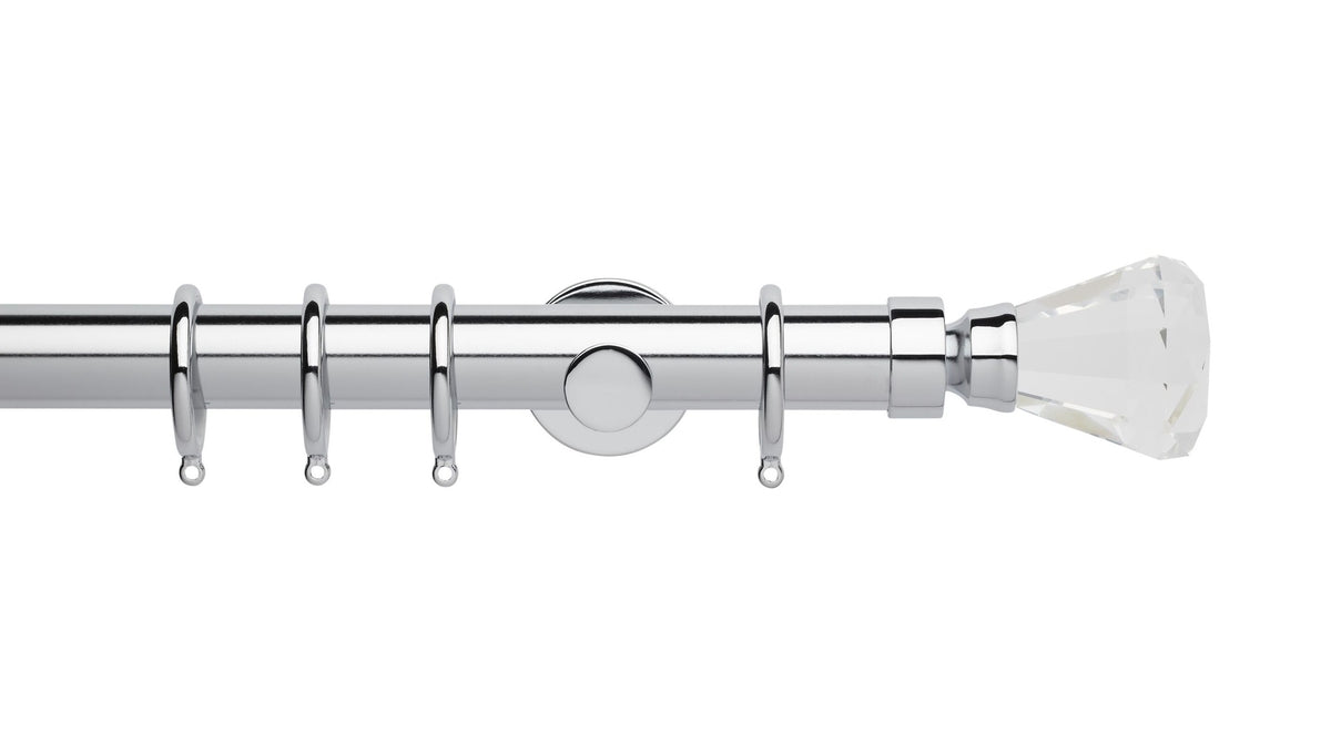 Faceted Trumpet, Cylinder Bracket::Chrome