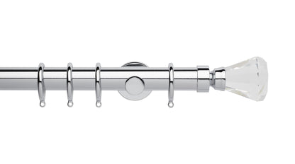 Faceted Trumpet, Cylinder Bracket::Chrome