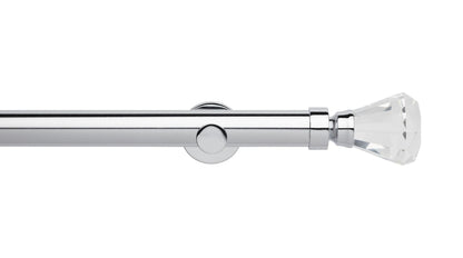 Faceted Trumpet Eyelet, Cylinder Bracket::Chrome