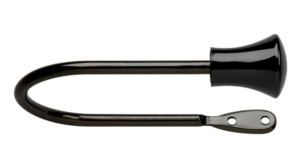 Trumpet 140mm (pair)::Black Nickel