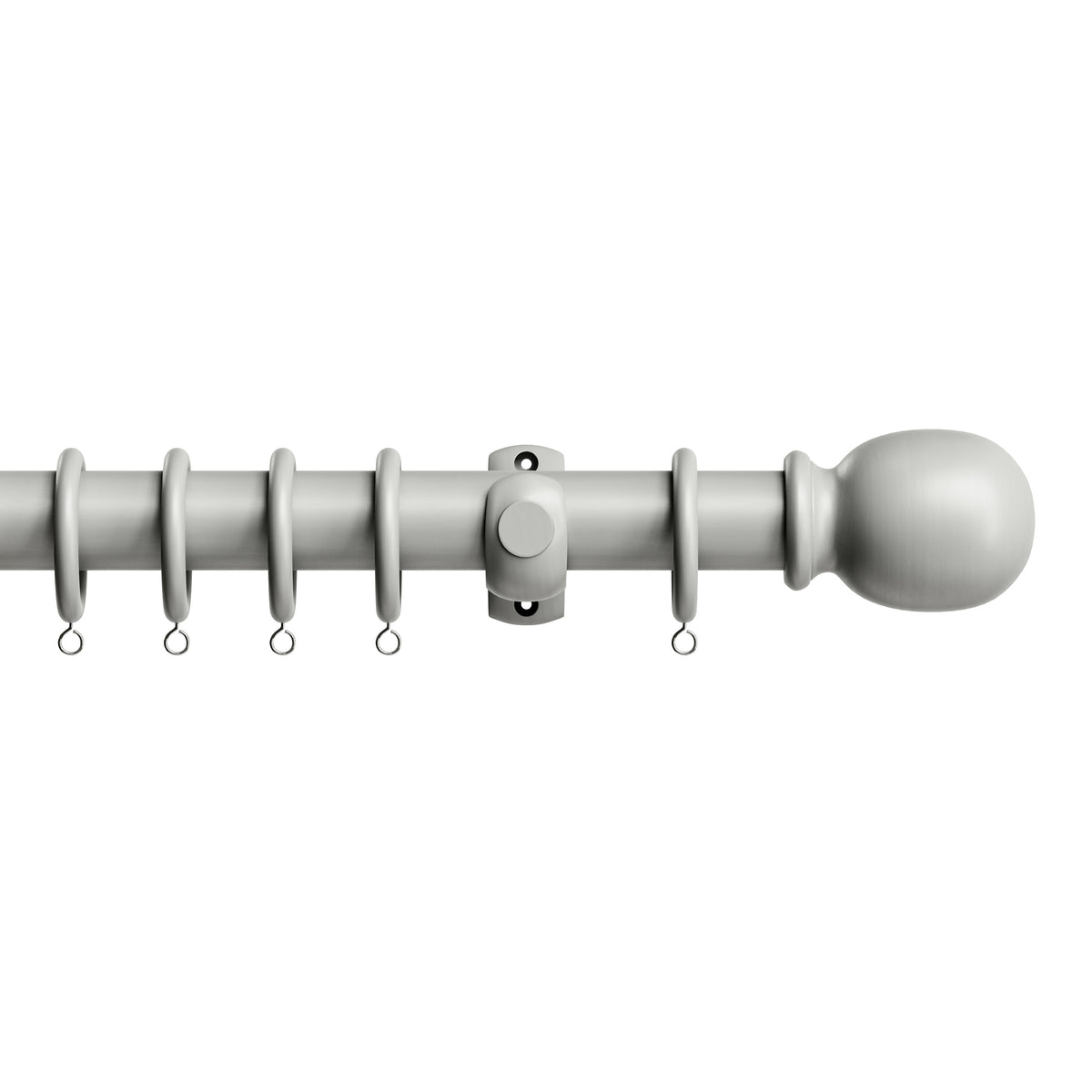 Speedy Victory Wood curtain pole, Grey
