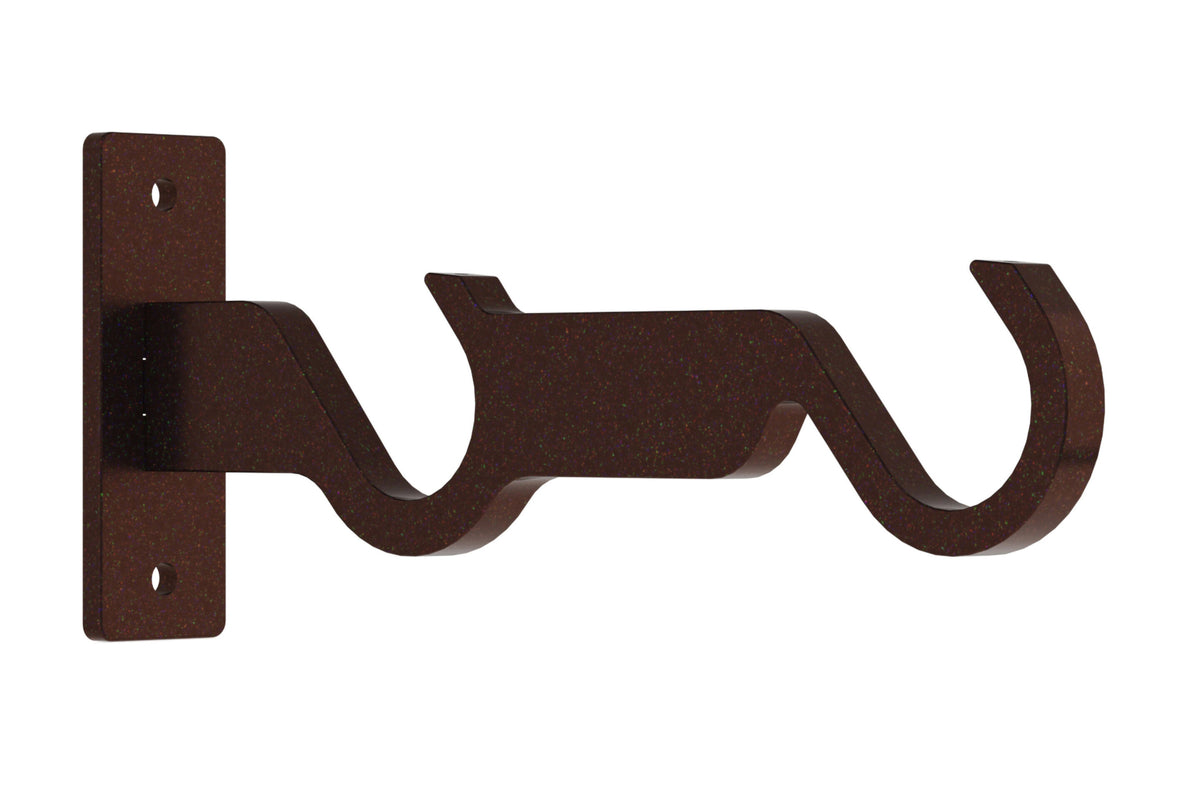 Hallis Arc End Bracket, Bronze