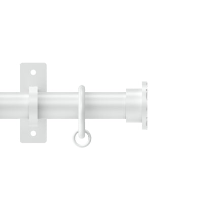 Hallis Arc Arc 25mm Hammered Pole Set China White