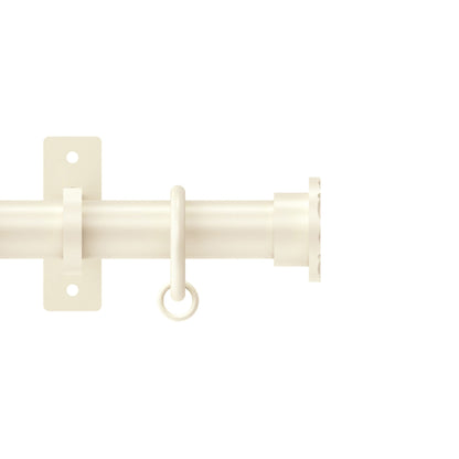 Hallis Arc Arc 25mm Hammered Pole Set Linen