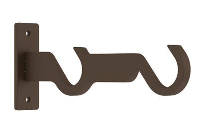 Hallis Arc End Bracket, Mocha
