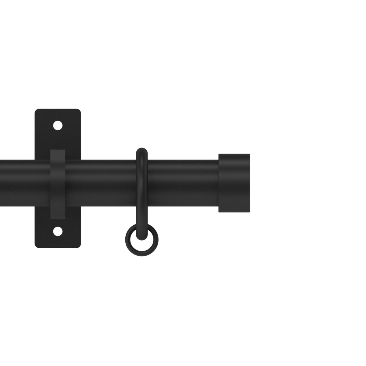 Hallis Arc Arc 25mm Stud Pole Set Soft Black