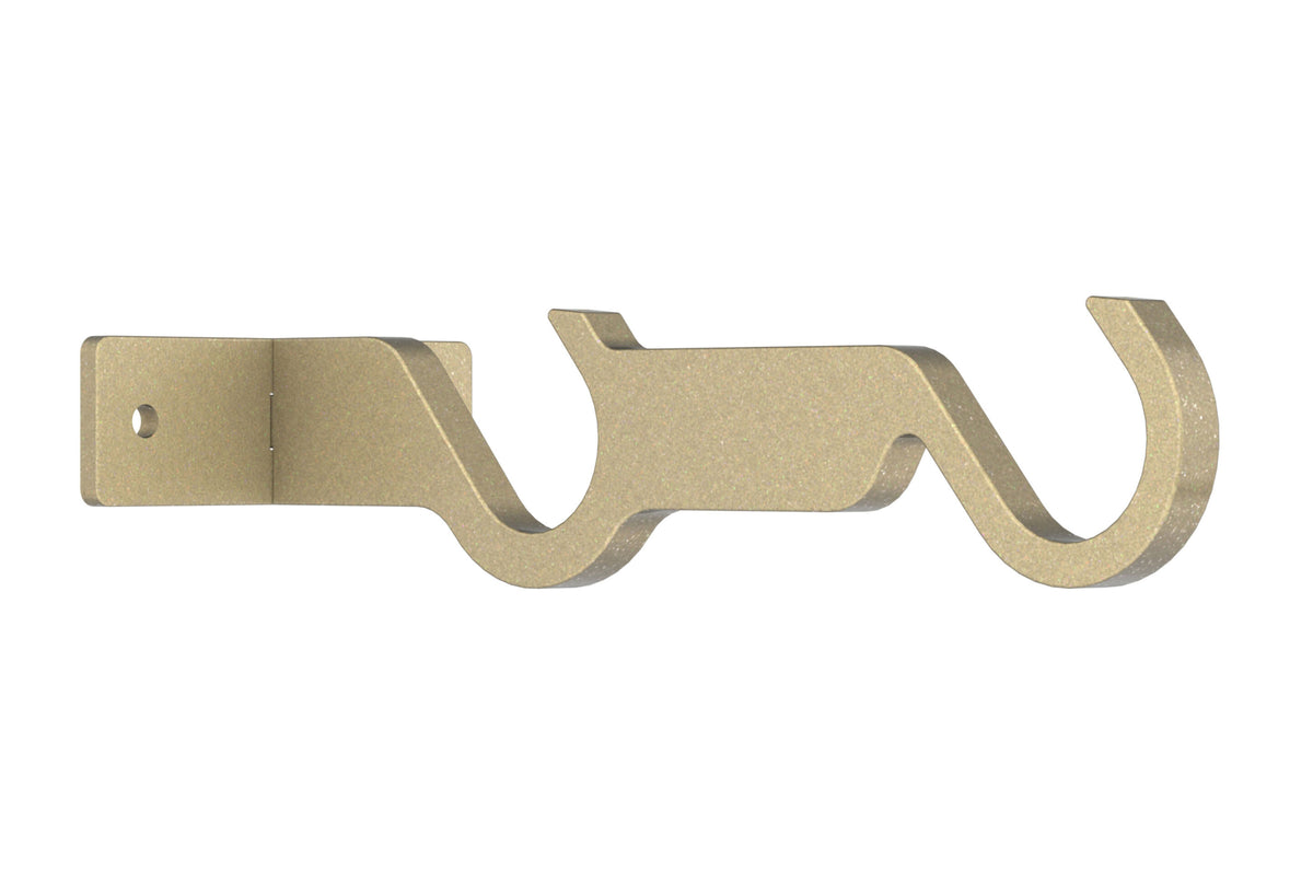 Hallis Arc Centre Bracket, Soft Brass