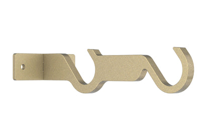 Hallis Arc Centre Bracket, Soft Brass