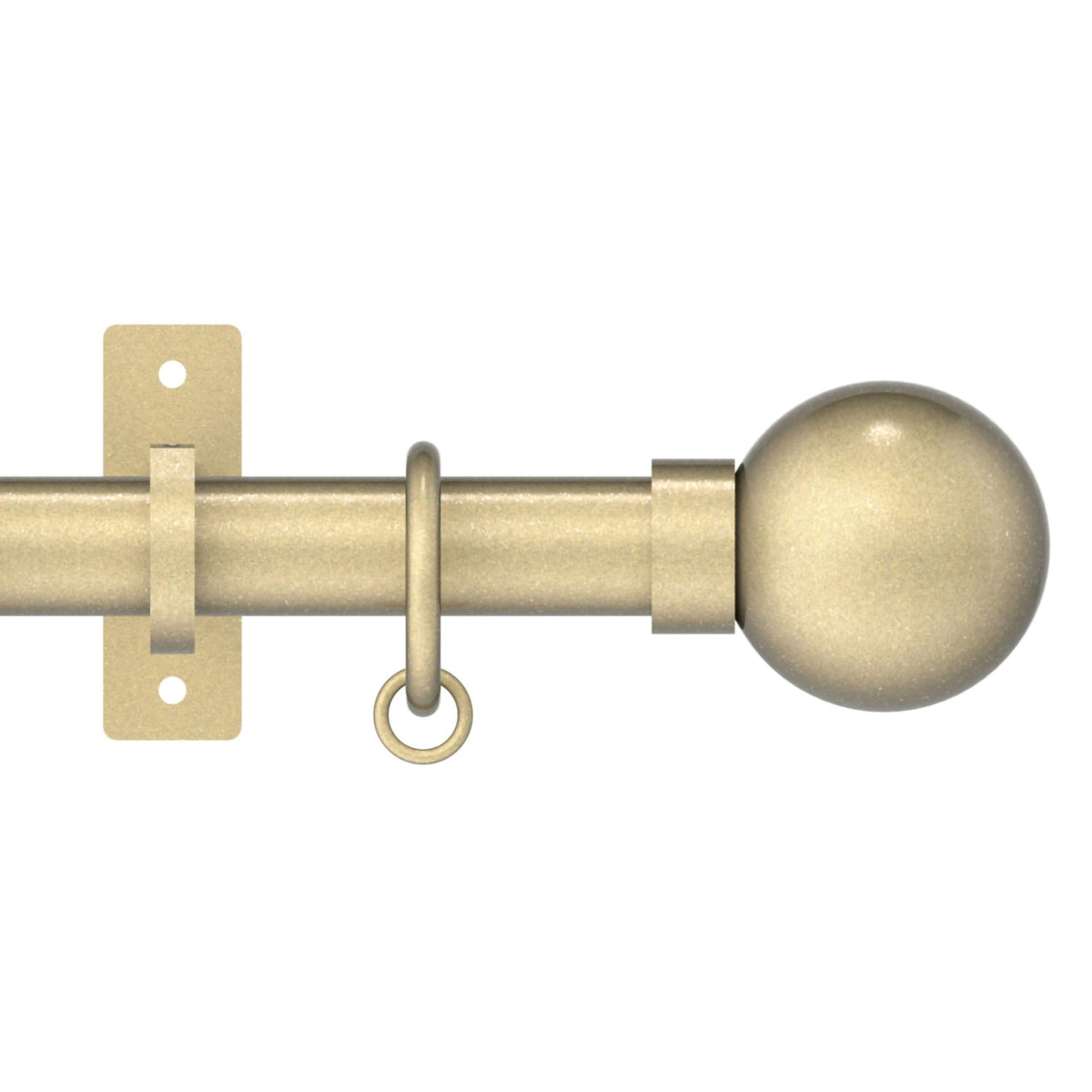 Hallis Arc Arc 25mm Ball Pole Set Soft Brass