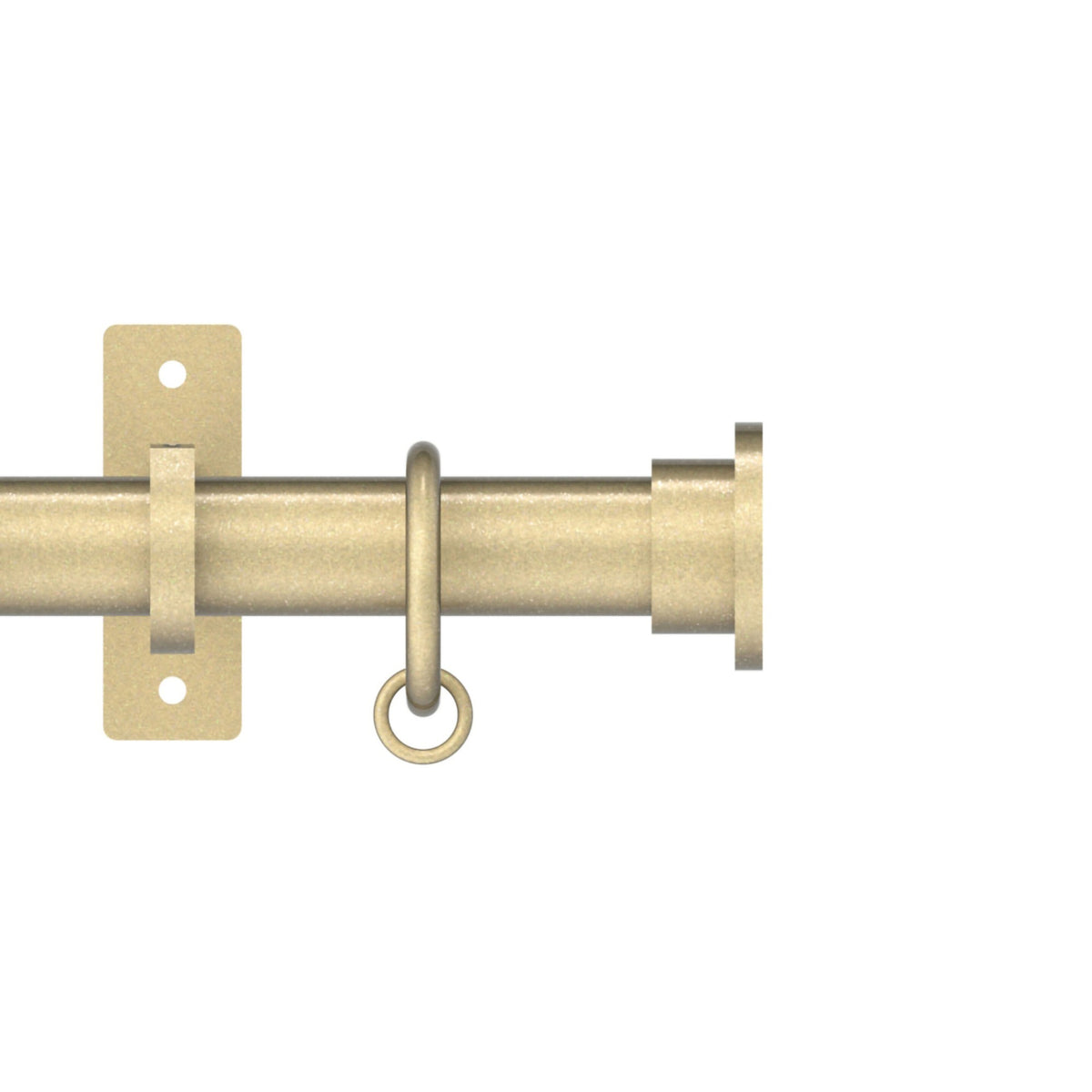 Hallis Arc Arc 25mm Disc Pole Set Soft Brass