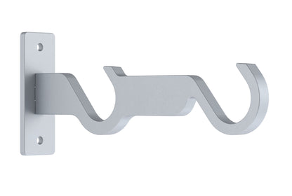 Hallis Arc End Bracket, Soft Silver