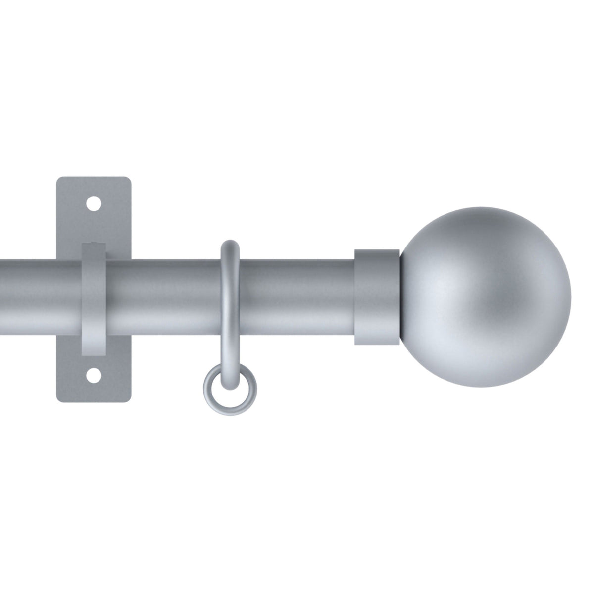 Hallis Arc Arc 25mm Ball Pole Set Soft Silver