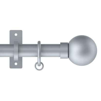 Hallis Arc Arc 25mm Ball Pole Set Soft Silver