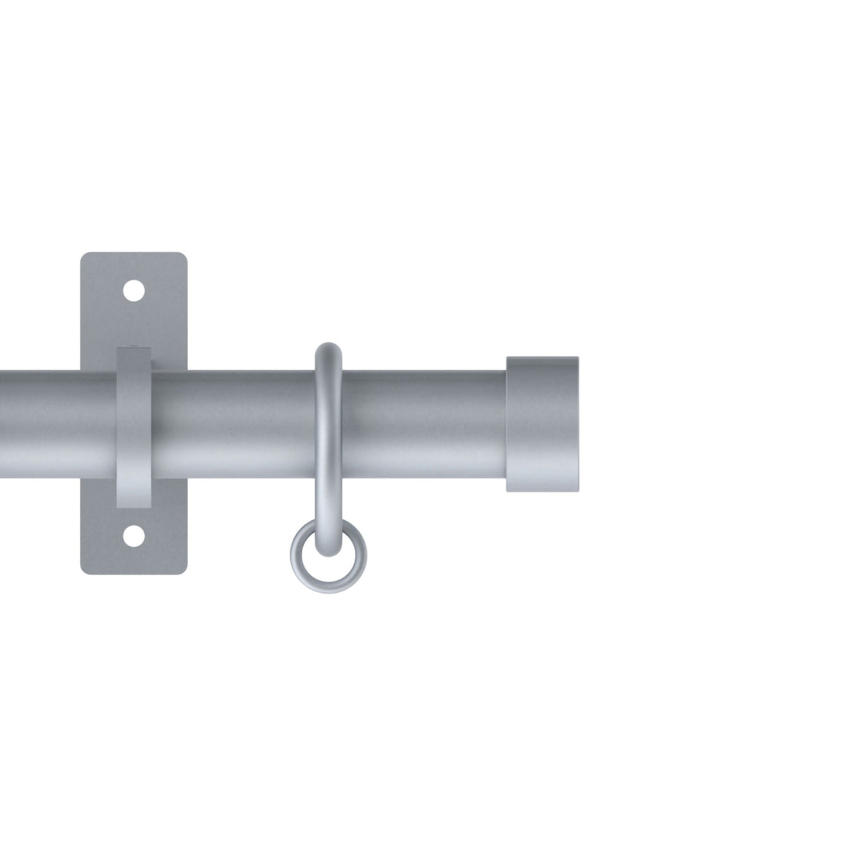 Hallis Arc Arc 25mm Stud Pole Set Soft Silver