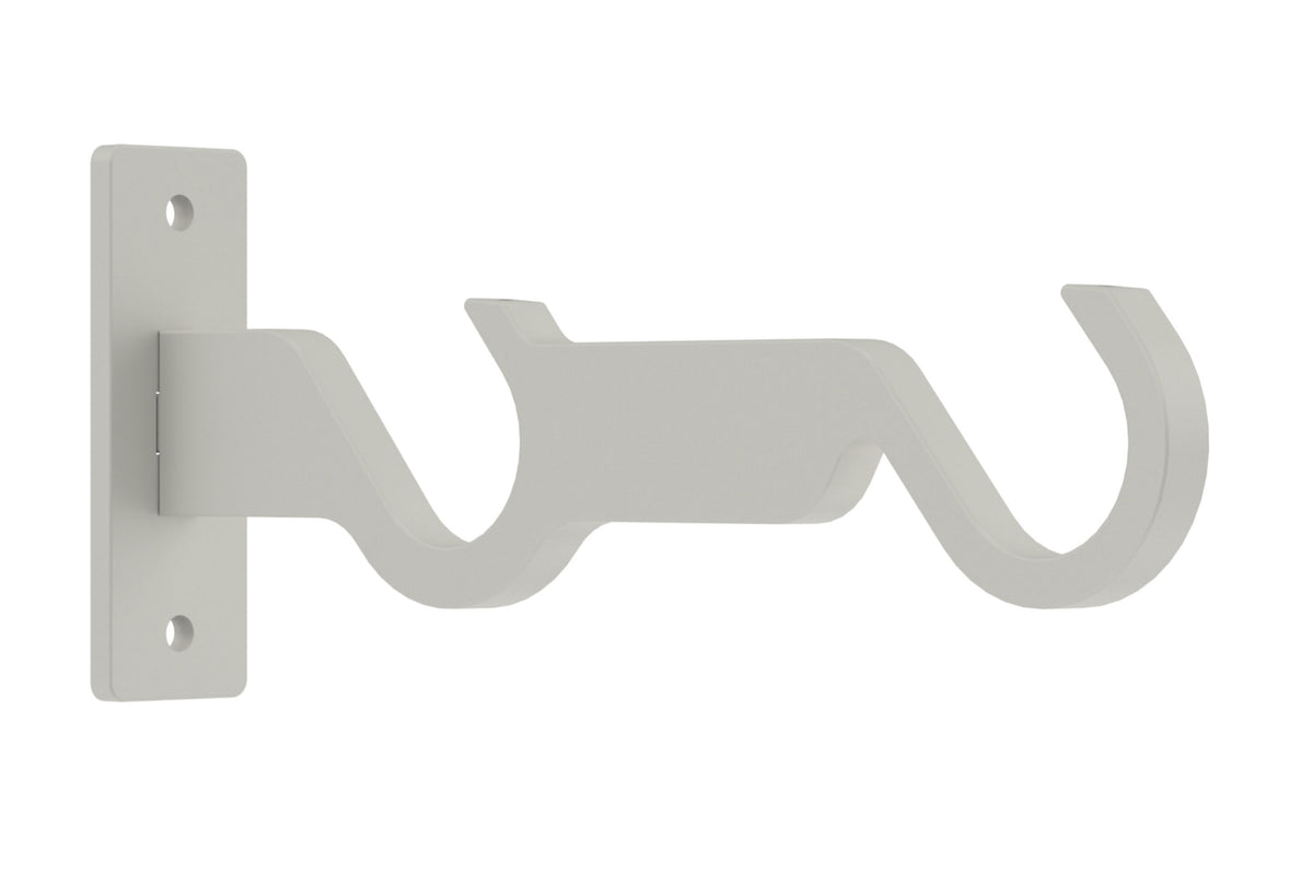 Hallis Arc End Bracket, Warm Grey