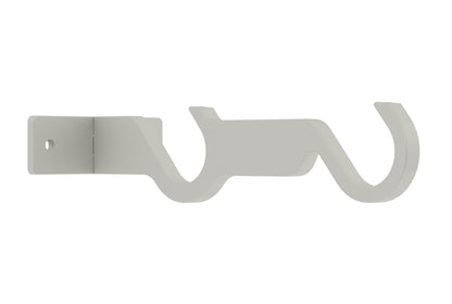 Hallis Arc Centre Bracket, Warm Grey