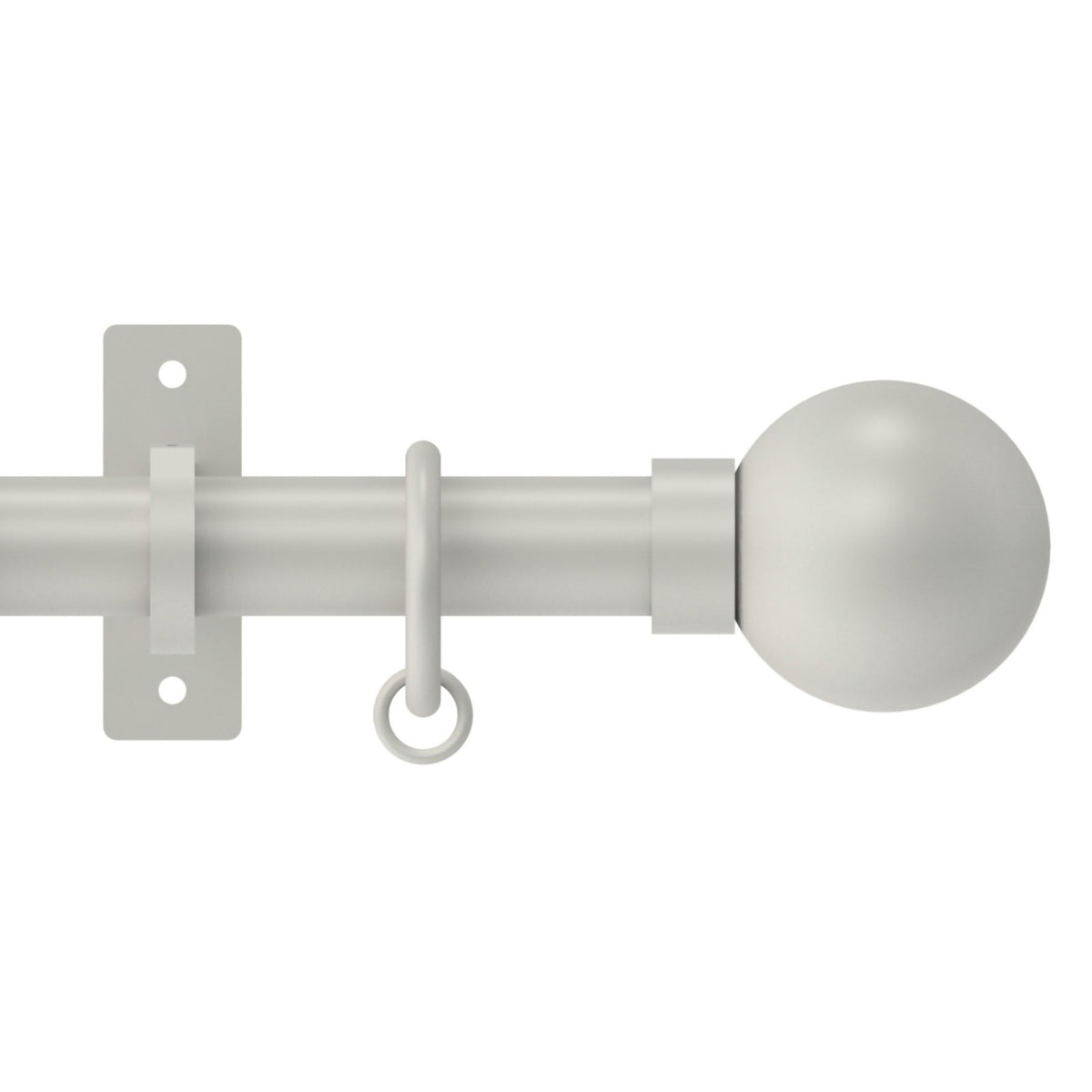 Hallis Arc Arc 25mm Ball Pole Set Warm Grey