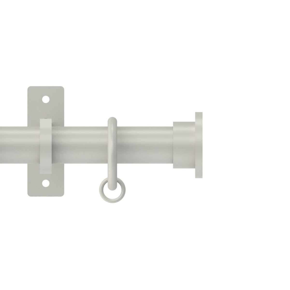 Hallis Arc Arc 25mm Disc Pole Set Warm Grey