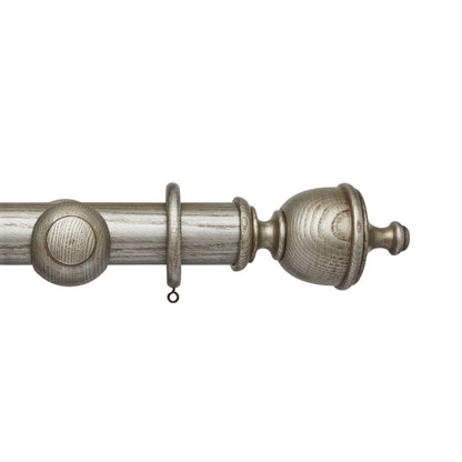 Hallis Ashbridge Ashbridge 45mm Chatsworth Pole Set Baroque Silver