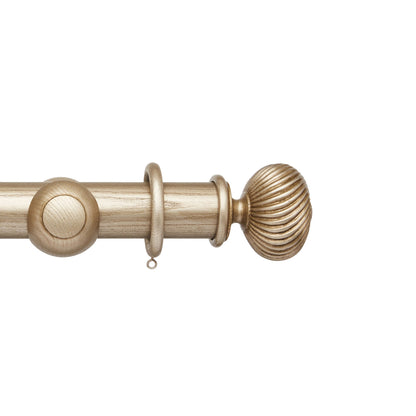 Hallis Ashbridge Ashbridge 45mm Sezincote Pole Set Champagne Gold