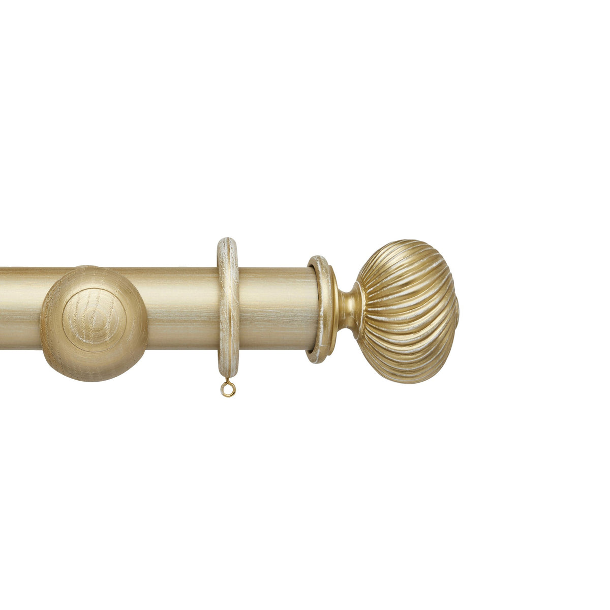 Hallis Ashbridge Ashbridge 45mm Sezincote Pole Set Gold/White