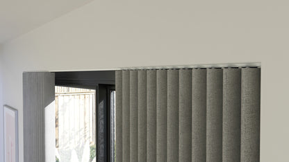 Speedy Discrete Curtain Track, glider detail