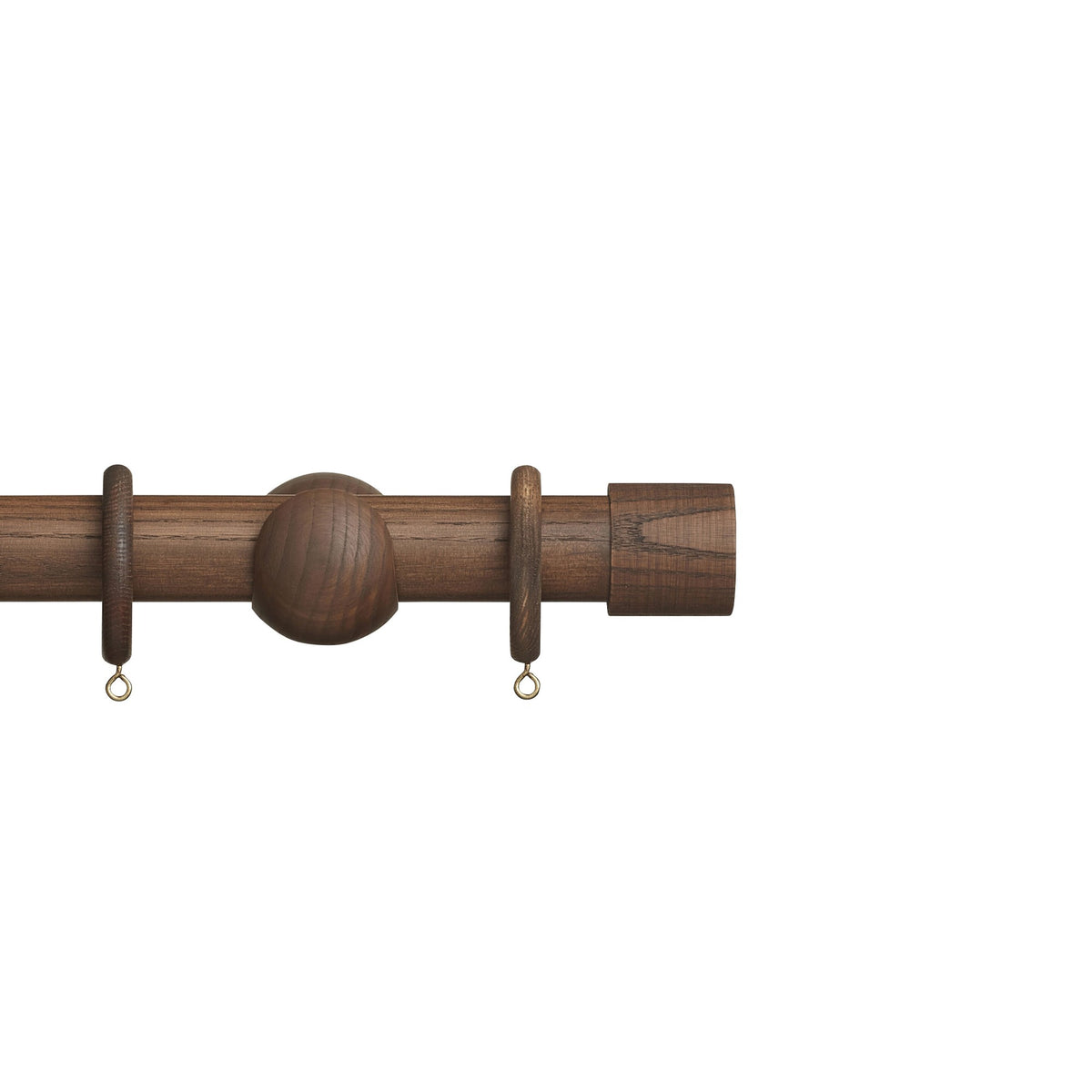 Hallis Eden Eden 35mm End Cap Pole Set Cocoa