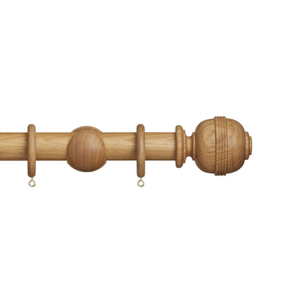 Hallis Eden Eden 35mm Ridged Ball Pole Set Natural Ash
