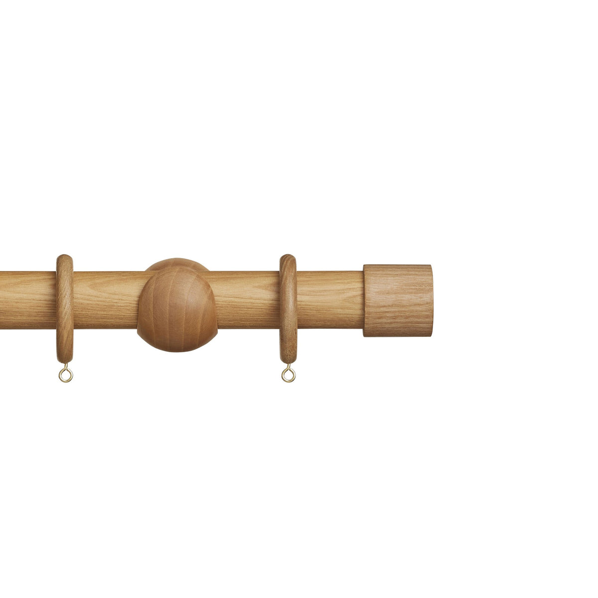 Hallis Eden Eden 35mm End Cap Pole Set Natural Ash
