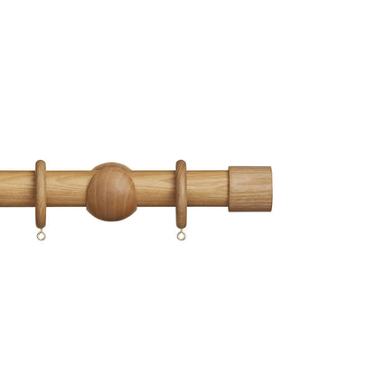 Hallis Eden Eden 35mm End Cap Pole Set Natural Ash