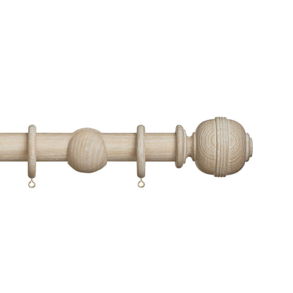Hallis Eden Eden 35mm Ridged Ball Pole Set Oatmeal