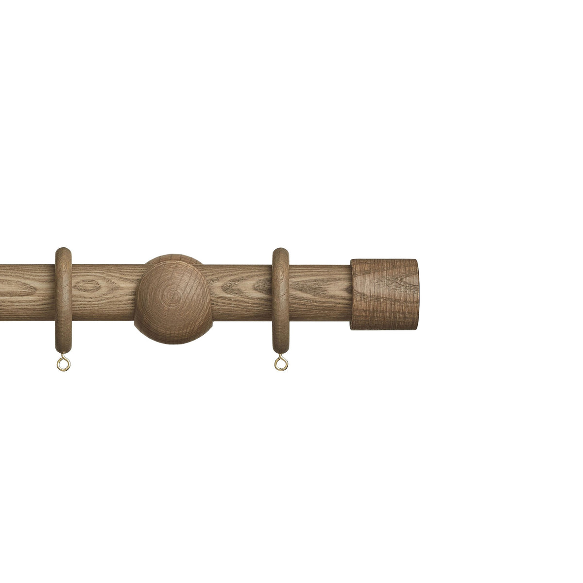 Hallis Eden Eden 35mm End Cap Pole Set Sisal