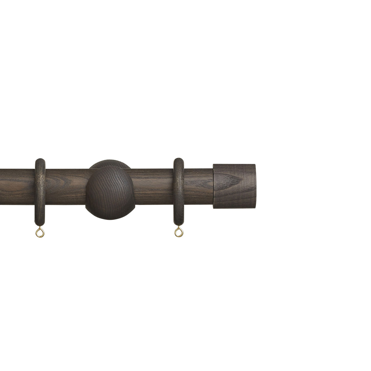 Hallis Eden Eden 35mm End Cap Pole Set Umber
