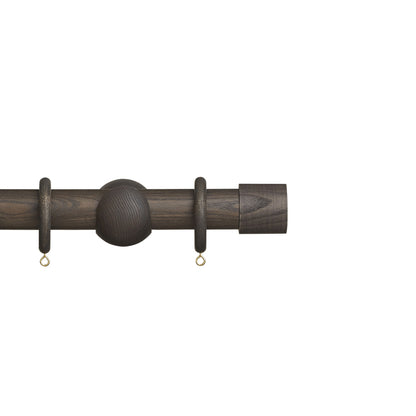 Hallis Eden Eden 35mm End Cap Pole Set Umber