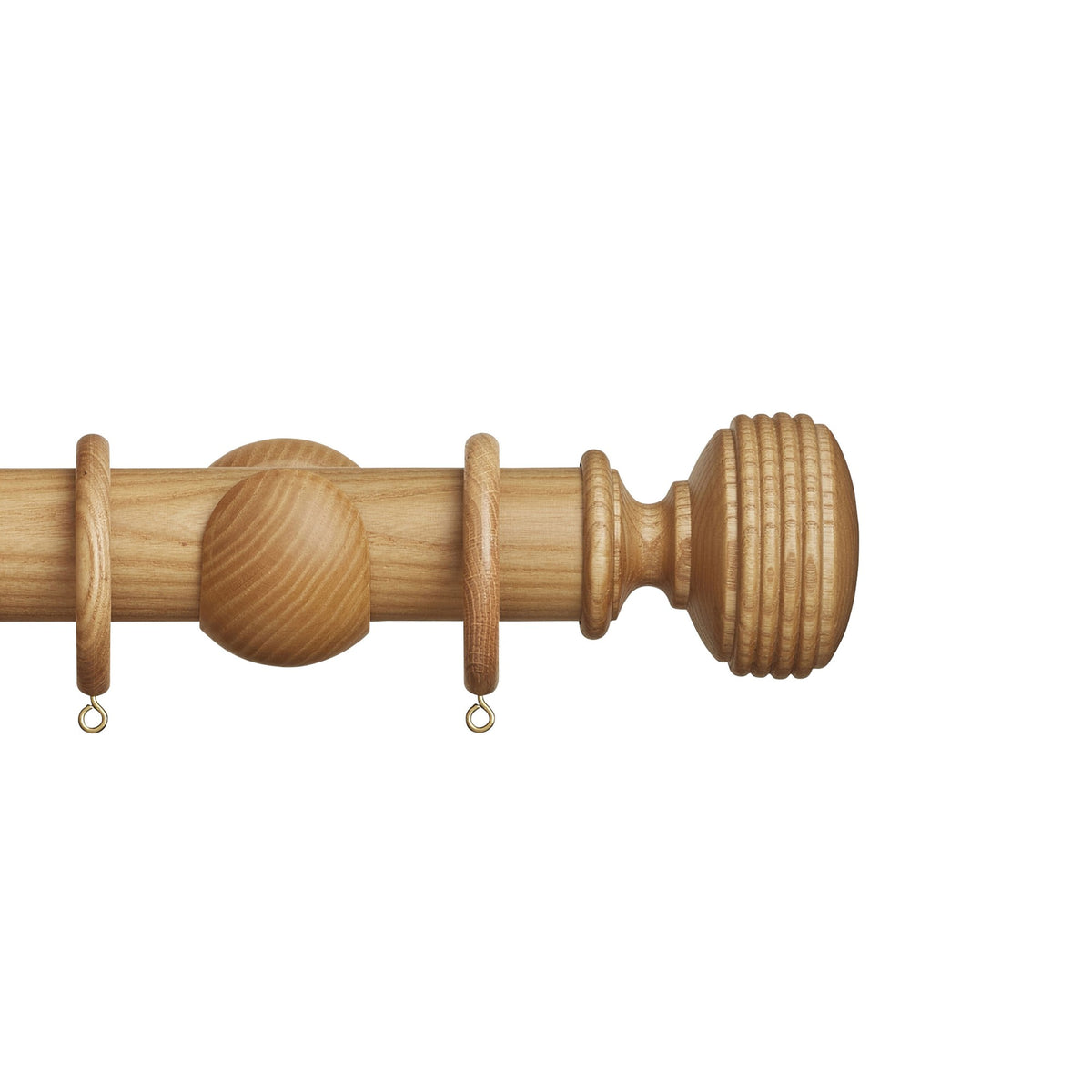 Hallis Eden Eden 45mm Ellipse Pole Set Pole Natural Ash