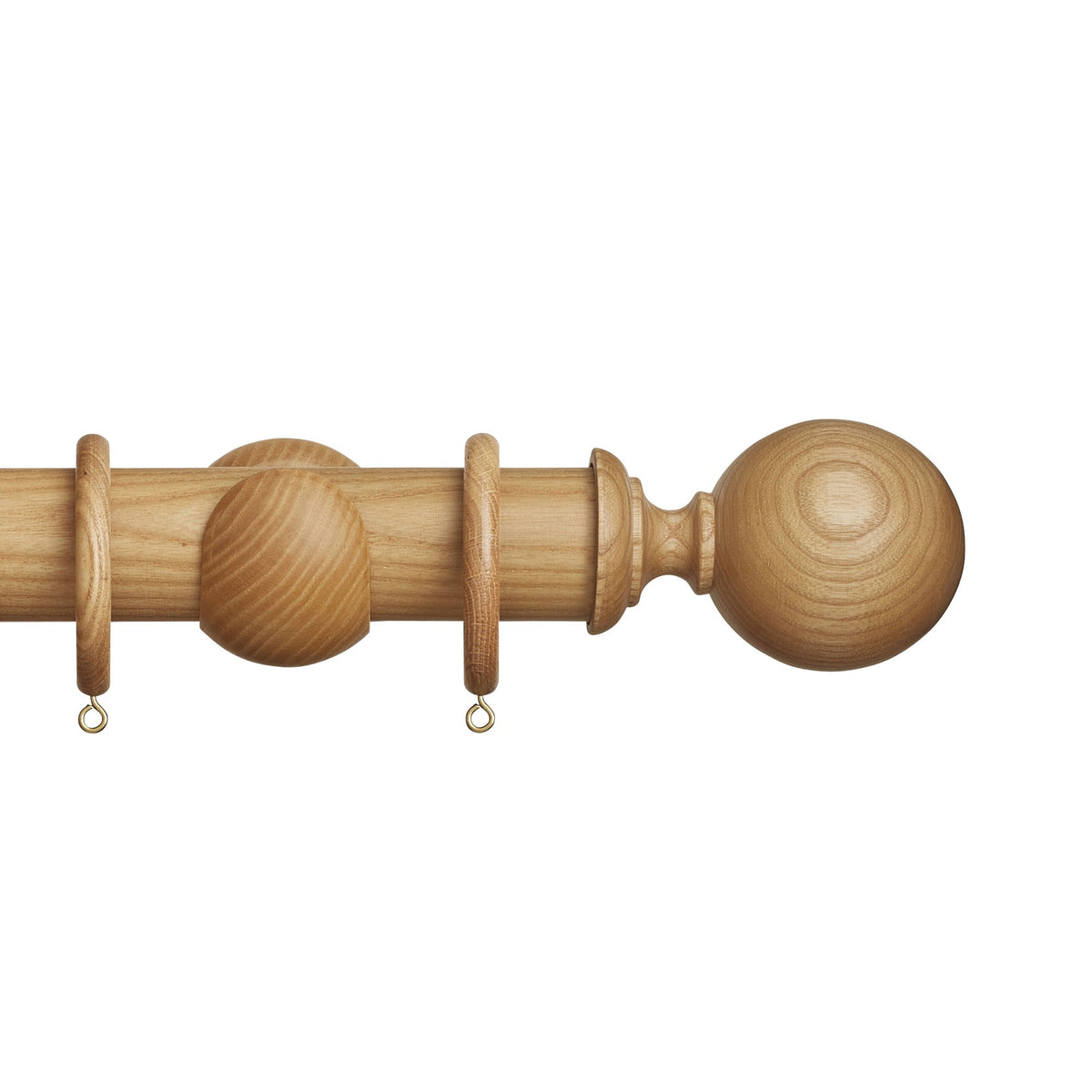 Hallis Eden Eden 45mm Ball Pole Set Natural Ash