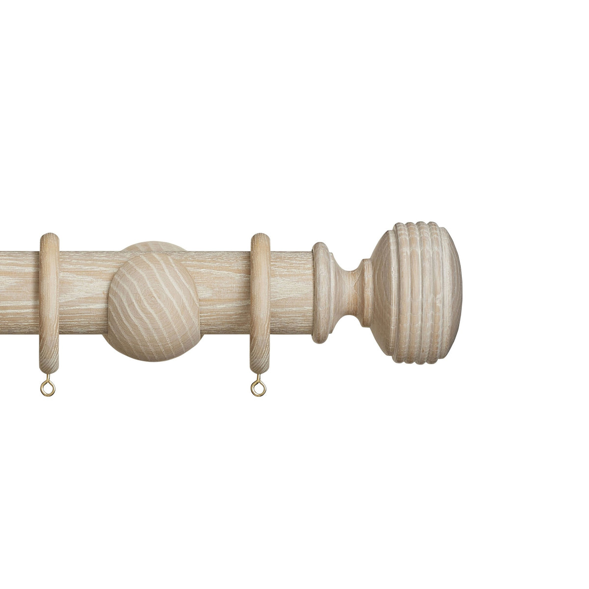 Hallis Eden Eden 45mm Ellipse Pole Set Pole Oatmeal