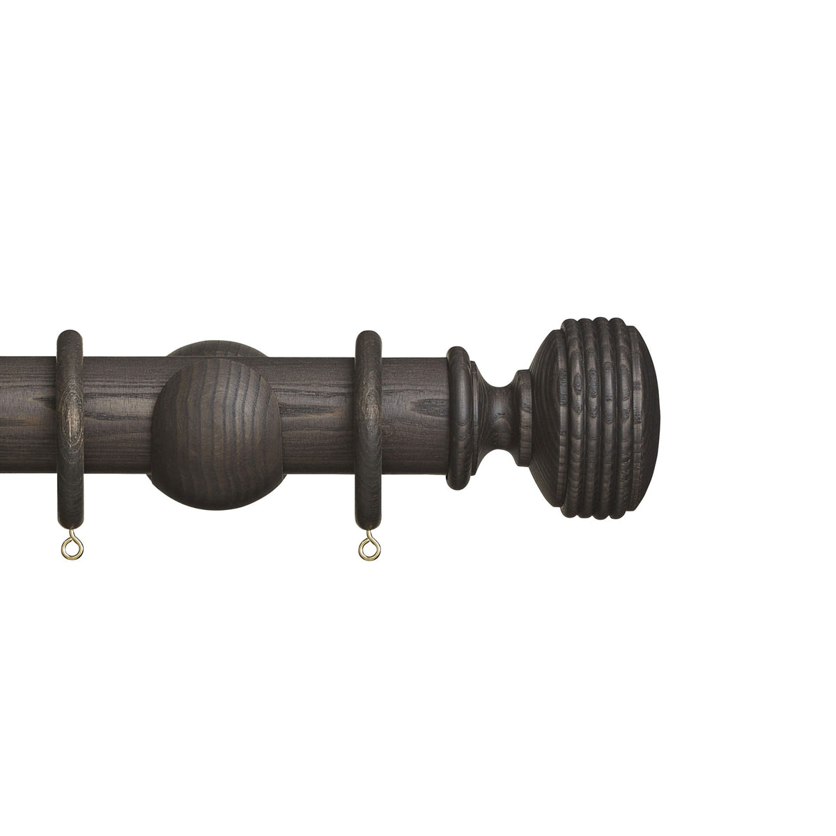 Hallis Eden Eden 45mm Ellipse Pole Set Pole Umber