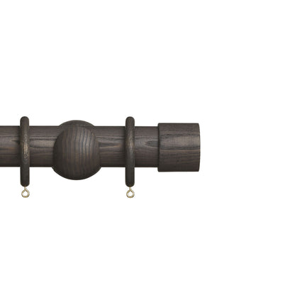 Hallis Eden Eden 45mm End Cap Pole Set Umber