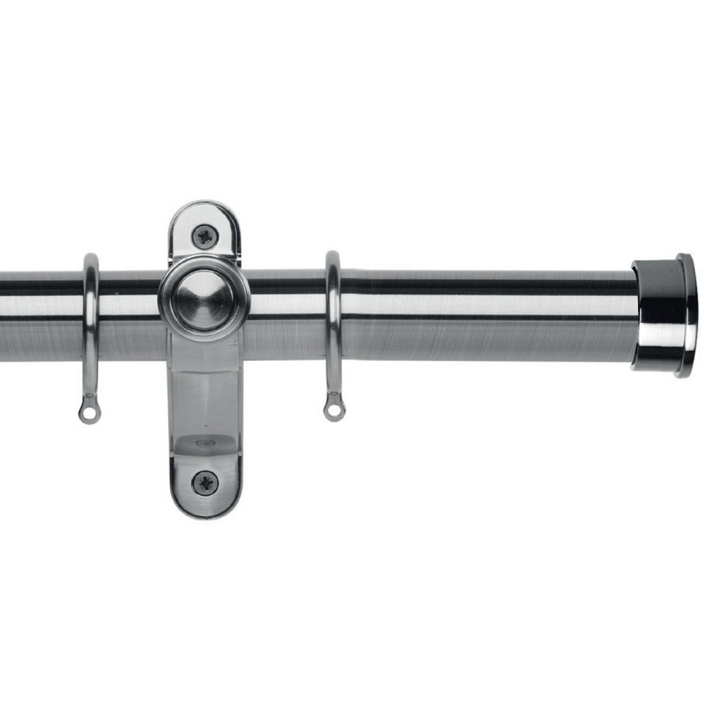 End Cap::Brushed Silver
