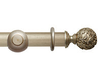 Floral Ball::Satin Silver
