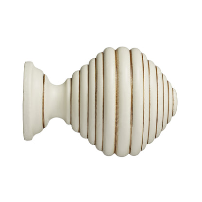 Hallis Museum Museum 35mm Antique White Dune Finial
