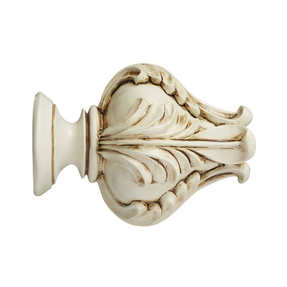 Hallis Museum Museum 35mm Antique White Vienna Finial