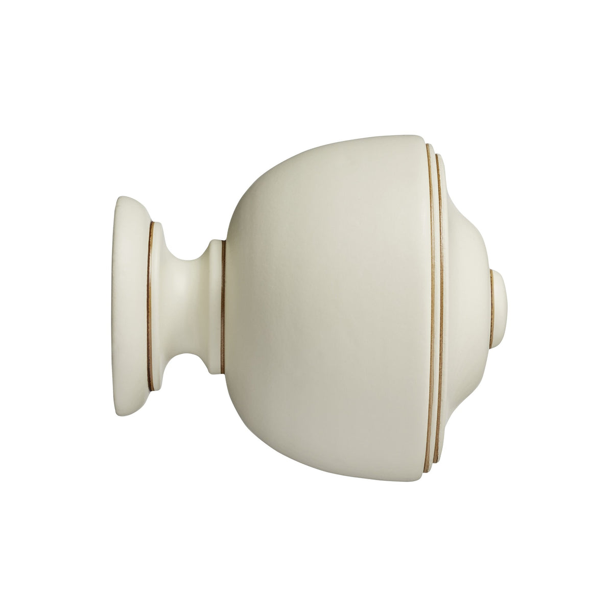 Hallis Museum Museum 35mm Antique White Asher Finial