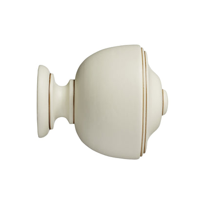 Hallis Museum Museum 35mm Antique White Asher Finial