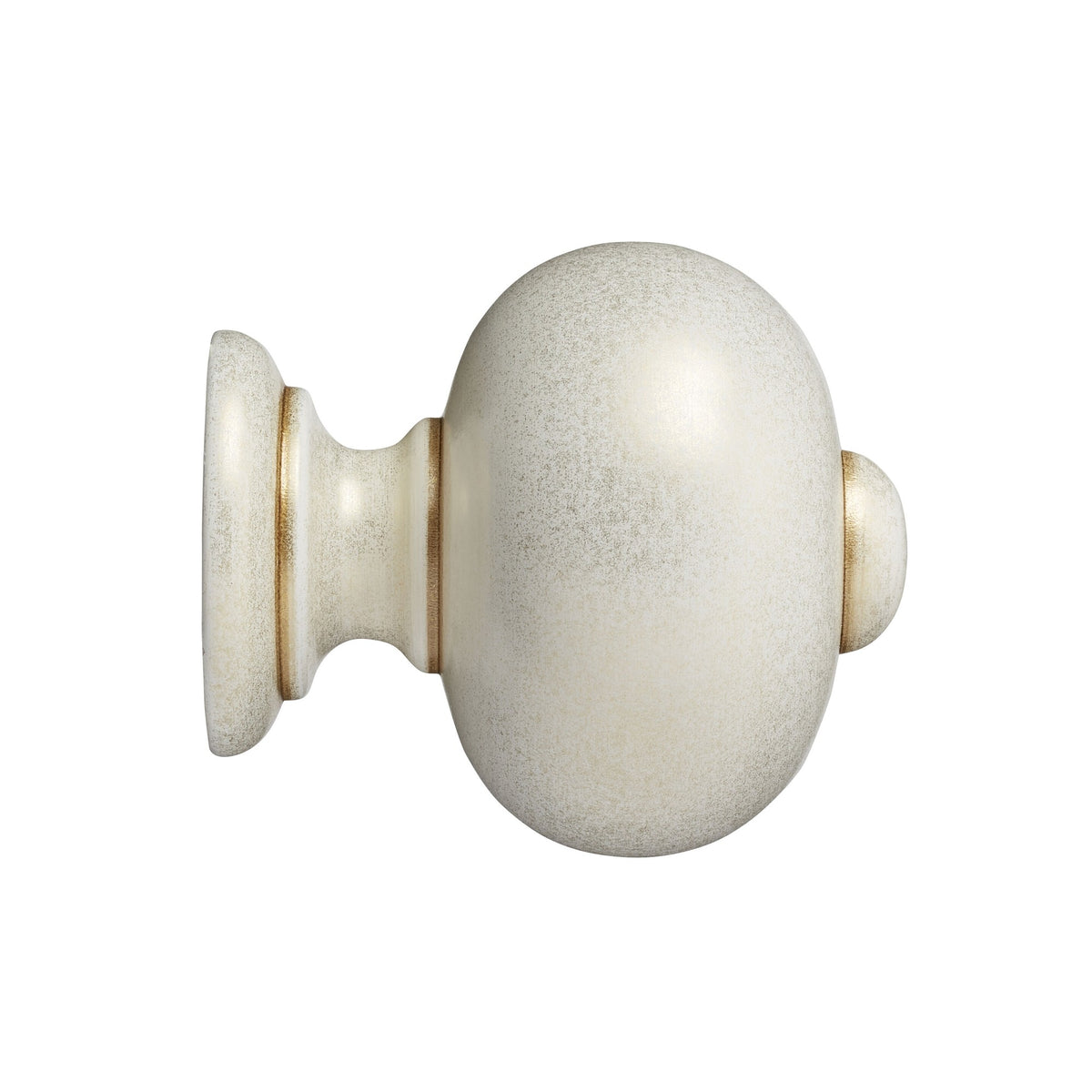 Hallis Museum Museum 35mm Cream & Gold Parham Finial