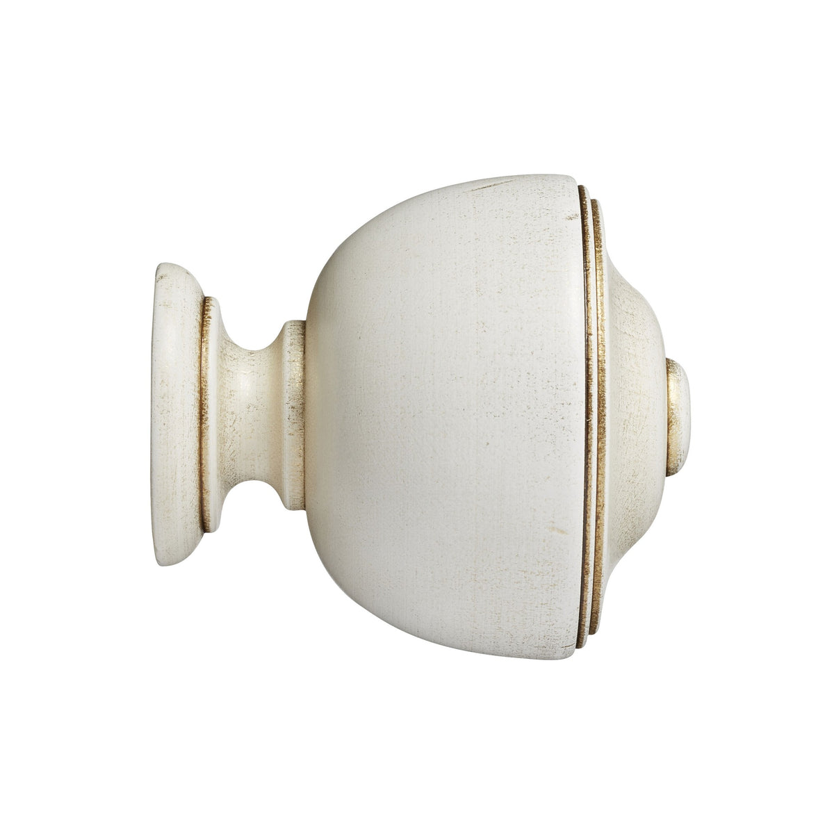Hallis Museum Museum 35mm Cream & Gold Asher Finial