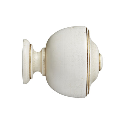 Hallis Museum Museum 35mm Cream & Gold Asher Finial